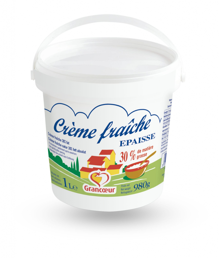 Crème fraîche épaisse 30 % MG 1 litre Grancœur