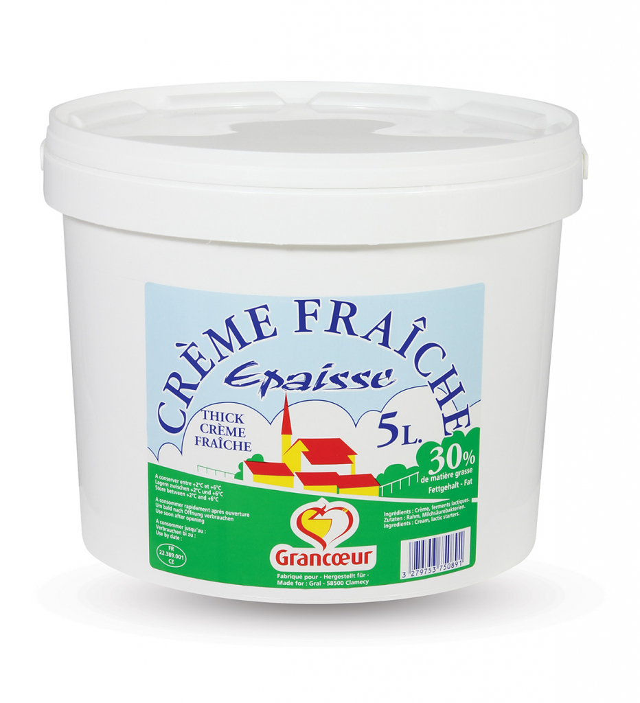 Crème épaisse 30 % 5 L Grancœur