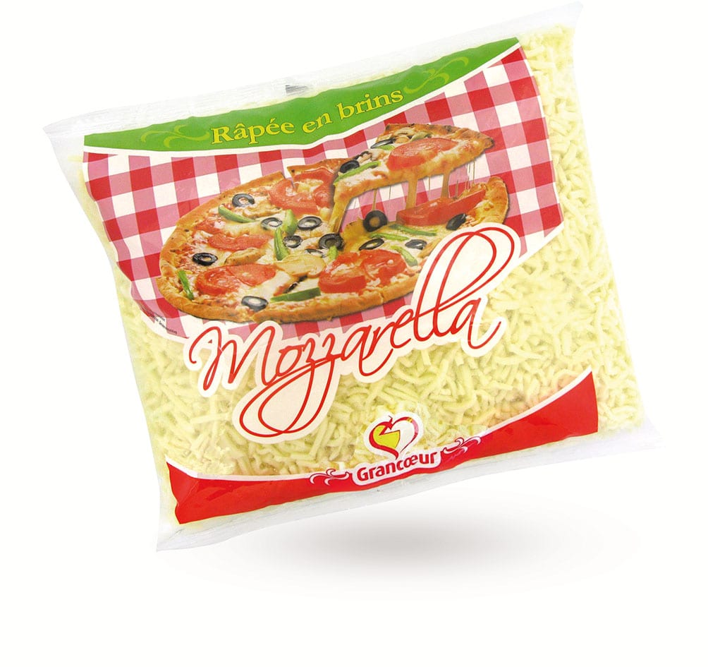 Mozzarella râpée GRANCOEUR - Sac de 2,5kg