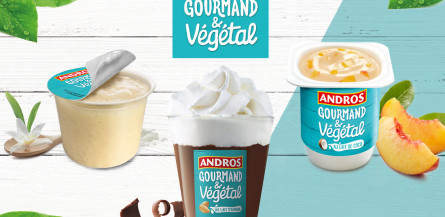 Andros Gourmand&Végétal, 100% végétal, sans concession sur la gourmandise !