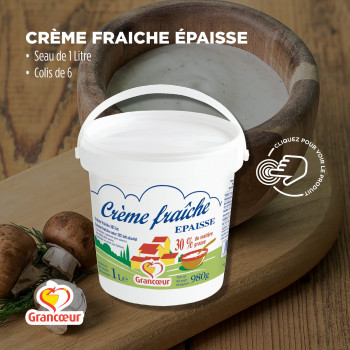 Crème fraiche épaisse 30%MG Grancoeur