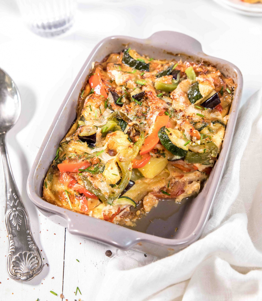 Gratin de légumes au piment d’Espelette