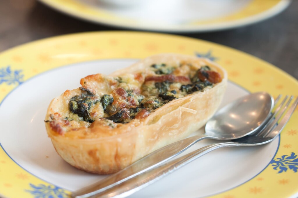 Quiche gourmande au brocoli, Roquefort et éclats de Bacon