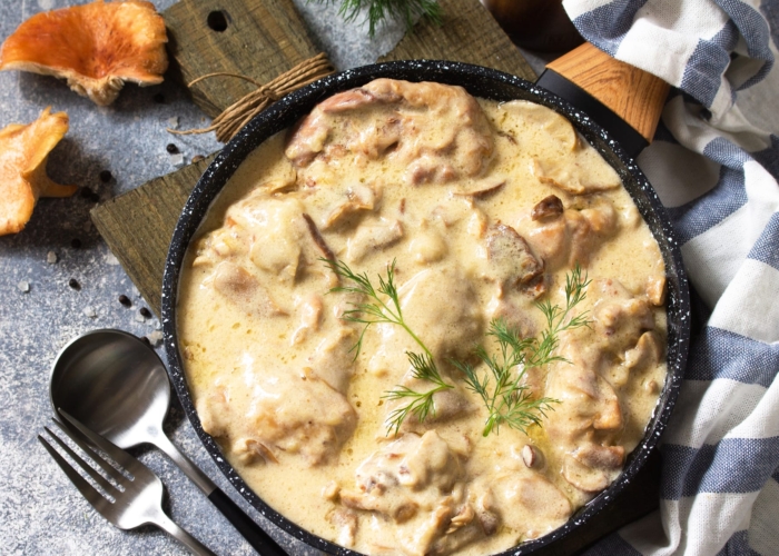 Poulet sauce Maroilles