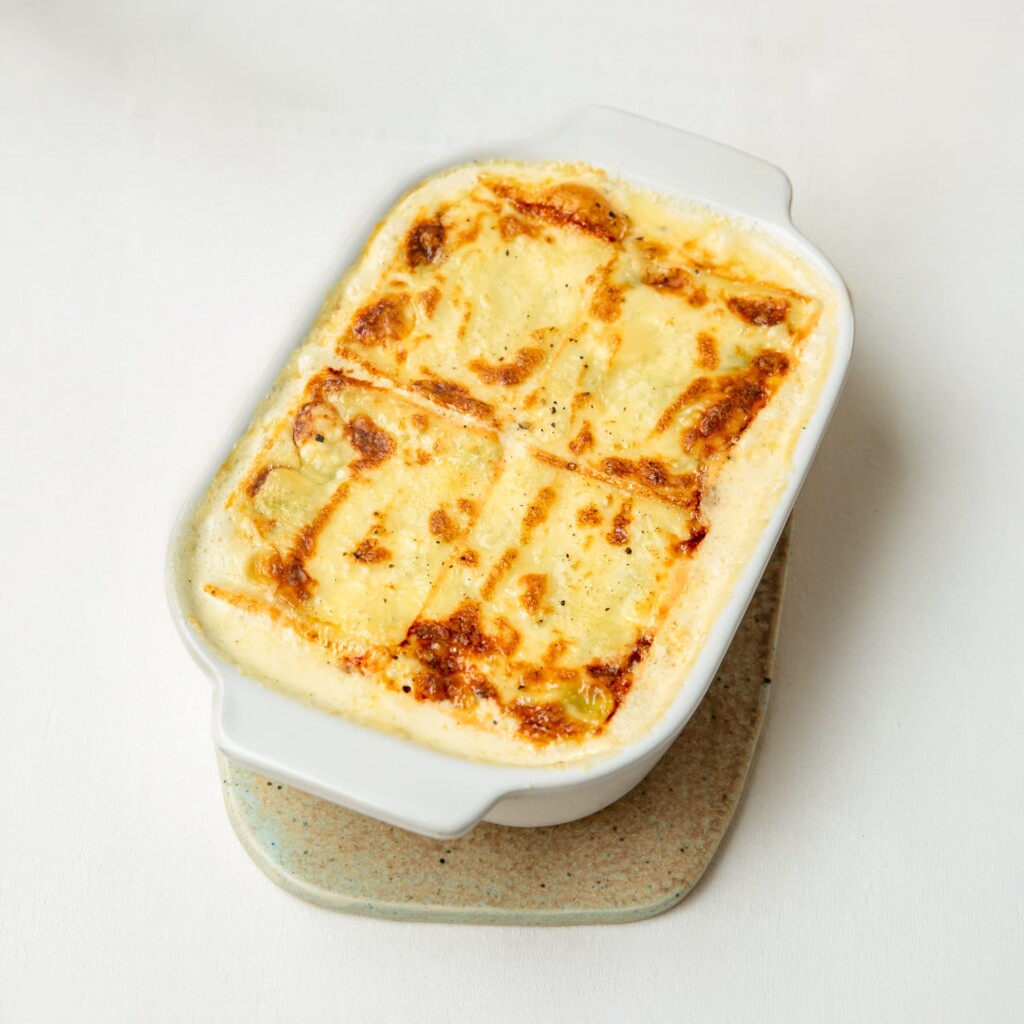 Gratin de ravioles à la raclette