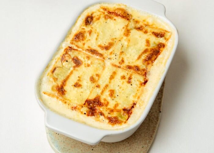 Gratin de ravioles à la raclette