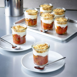 Crumble niçois au fromage frais