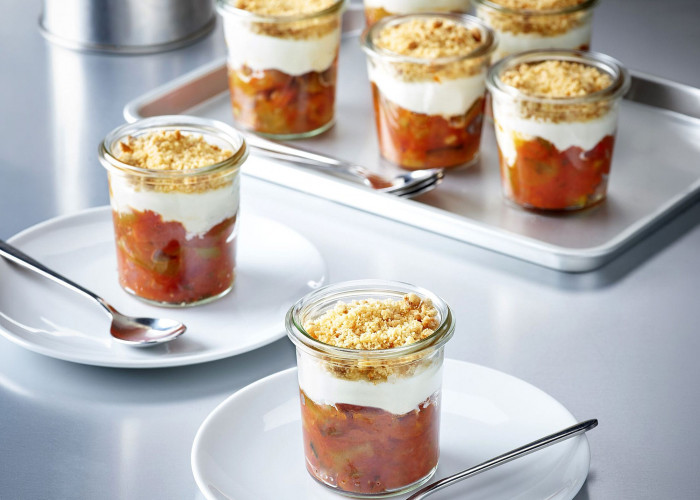 Crumble niçois au fromage frais