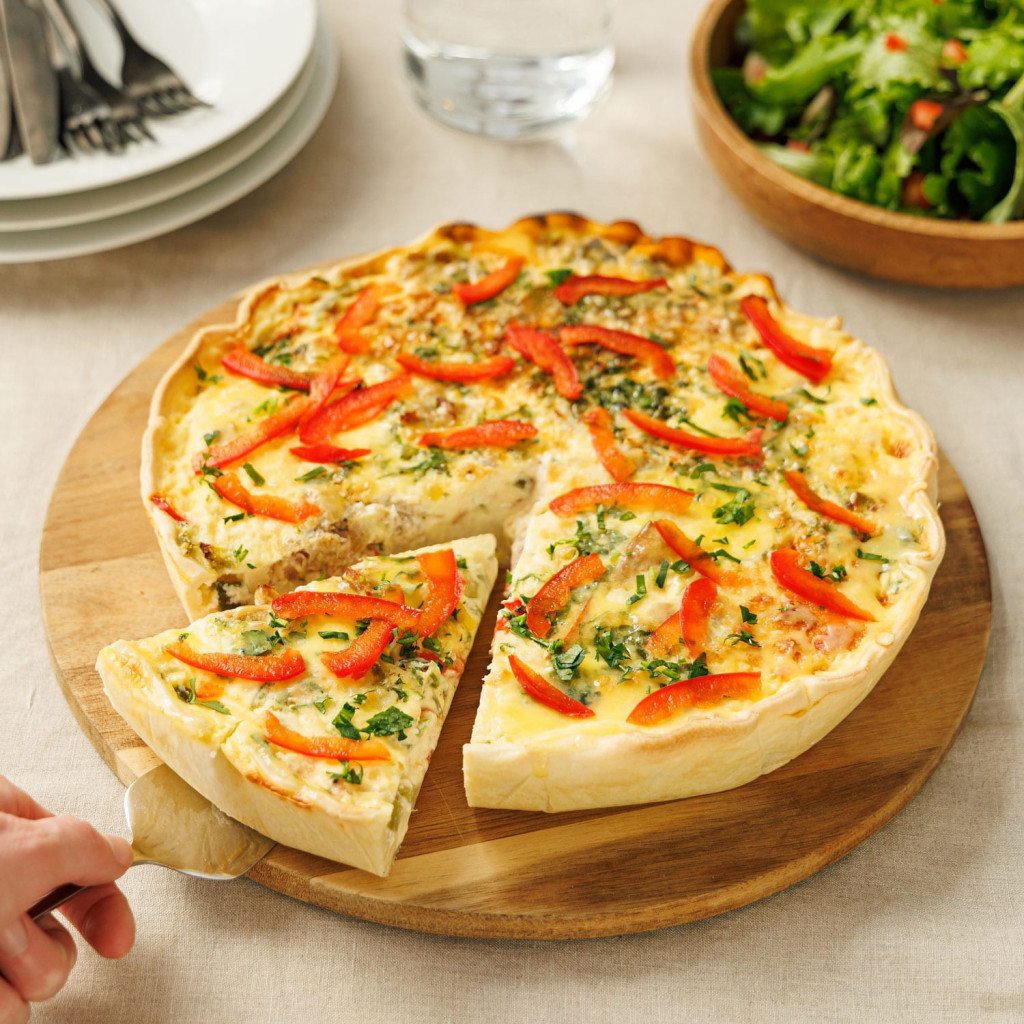La quiche ensoleillée au thon
