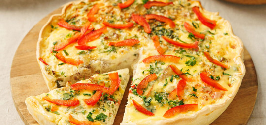 La quiche ensoleillée au thon