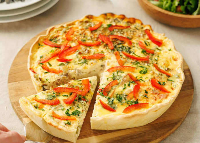 La quiche ensoleillée au thon